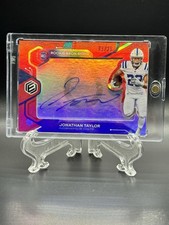 2020 Panini Elements - Rookie Neon Signs Jonathan Taylor #RNS-JT Red /25 (AU, RC