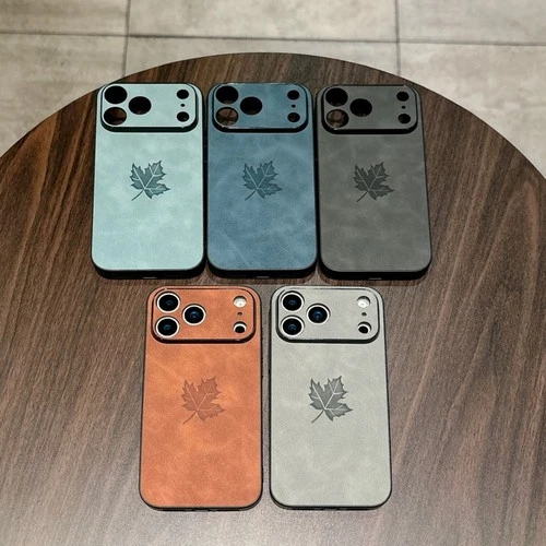 For iPhone 17 16 Pro Max Air 15 14 13 12 11 Suede Leather Shockproof Case Cover