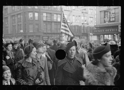 Omaha,Nebraska,NE,People on Street,Farm Security Administration,FSA,2