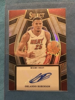 2023-24 Panini Select - Signature Selections Orlando Robinson #SSS-ORM (AU)