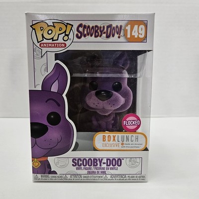 NEW UNOPENED Funko Pop! Scooby Doo #149 FLOCKED Purple  Box Lunch Exclusive