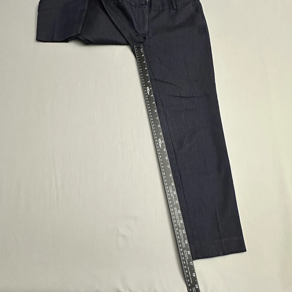 Talbots Pants Women 2 Petite 2p Dark Blue Career Office Trouser Slim Leg Stretch - Image 4 of 4