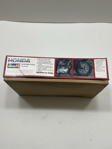 Vintage 1981 Revell 1/12 Scale Honda XE-50 Mini Cycle Model Kit #7803 Open Box - Picture 2 of 3