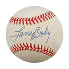 Larry Doby Cleveland Indians Autographed OAL Baseball JSA COA