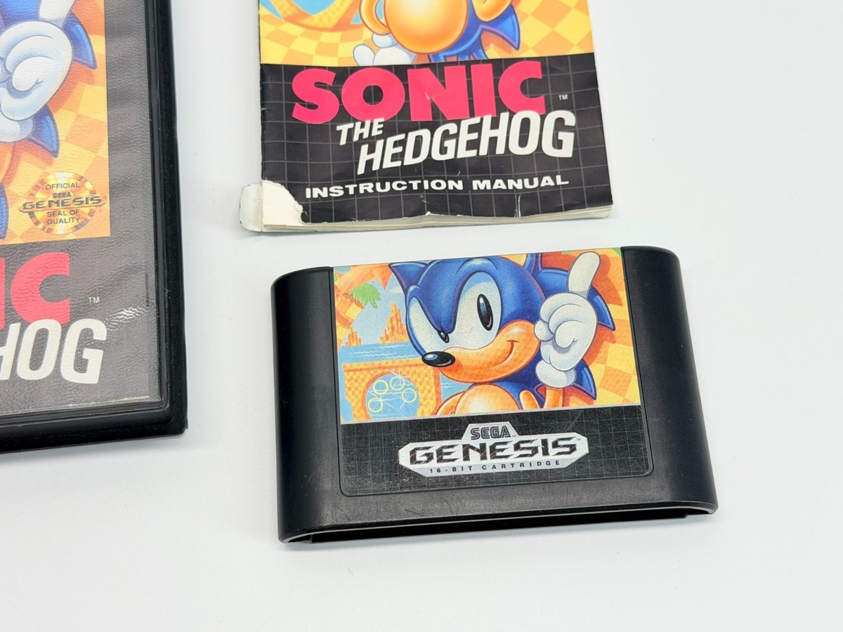 Sonic the Hedgehog (Sega Genesis) Complete Authentic & Tested | eBay
