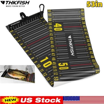 THKFISH 53in Fish Ruler with Measuring Board Portable Waterproof Folding Tool