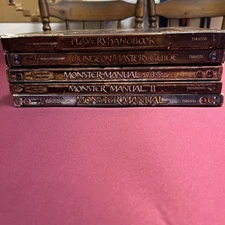Dungeons & Dragons RPG Book Lot Bundle 3E Players Handbook, DM guide And More