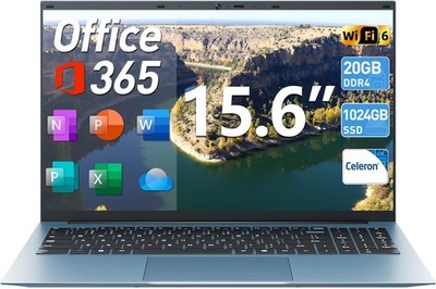 NEW 15.6'' SGIN Laptop 20GB RAM 1152GB SSD 1920 x 1080 IPS Full HD WiFi6 2.9GHz