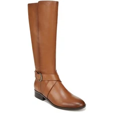 Naturalizer Womens Raisa Leather Wide Calf Knee-High Boots BHFO 7524