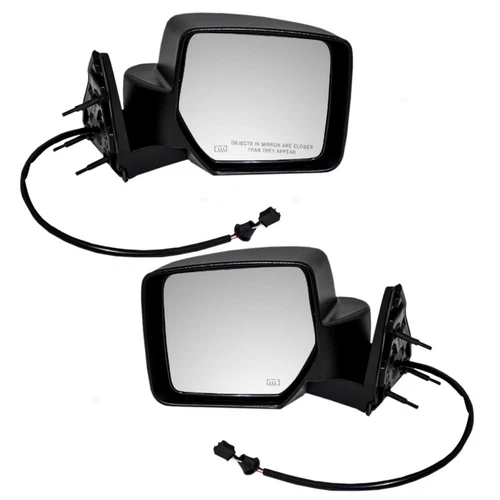 Power Mirror fits 2007-2011 Nitro Heated Manual Fold Set 55157190AJ CH1321278