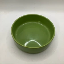 Handcrafted Co Bowl 7-Inch Diameter Green Round Glazed Eco Modern Portugal