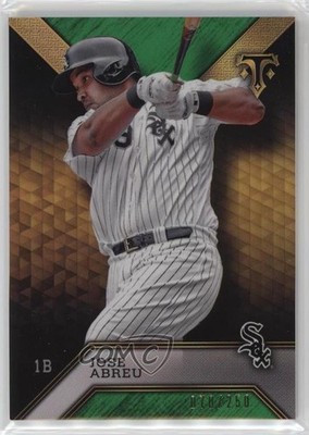2016 Topps Triple Threads Emerald 78/250 Jose Abreu #65 0qo1