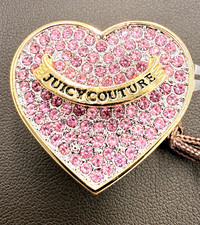 Juicy Couture x Sephora Lip Gloss Ring Mirror Heart Y2K Collectible New Open Box