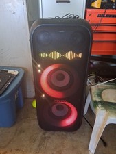 LG XBOOM Portable Bluetooth Speaker In Black. Dual 8 Inch Speakers.