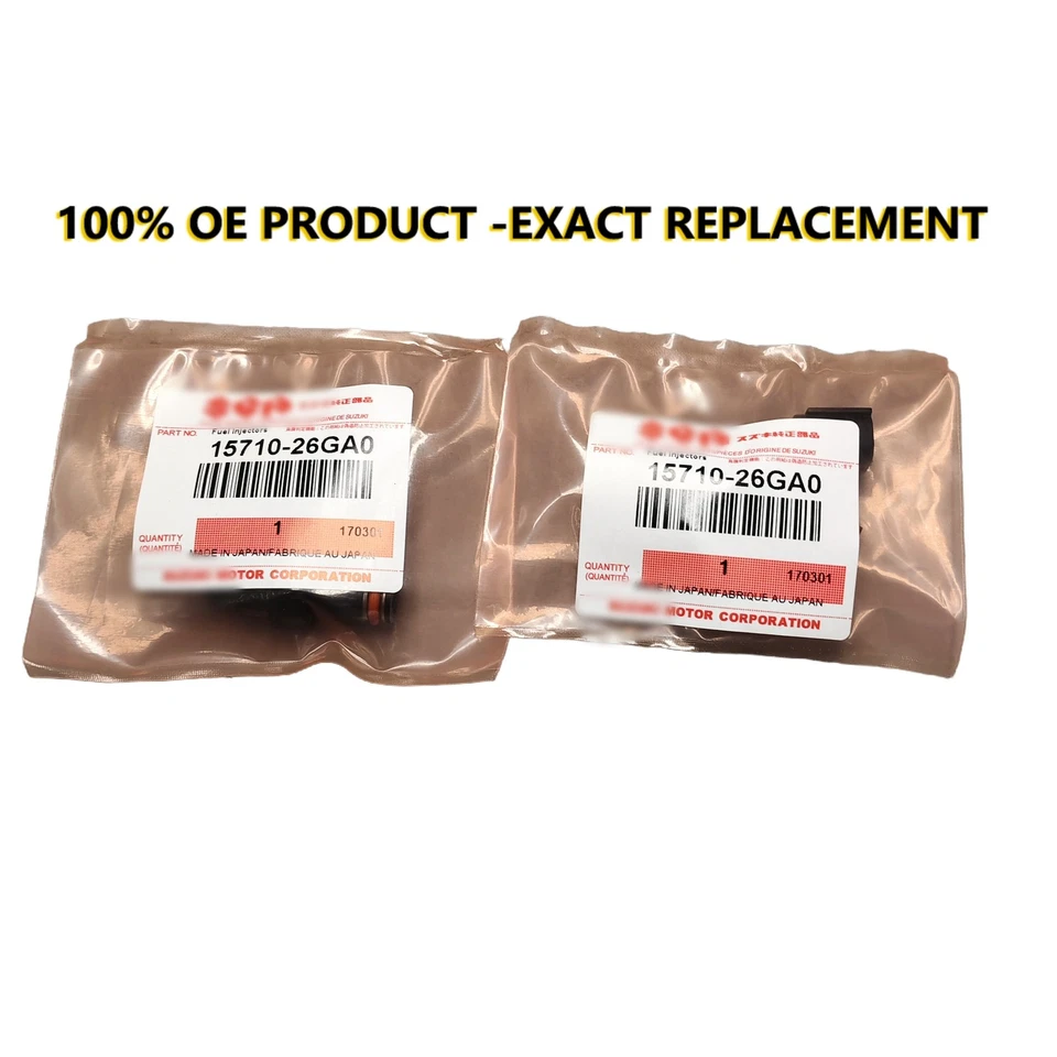 OEM 15710-26GA0 2Pcs Fuel Injectors For Suzuki BOULEVARD C50 C50T M50 2007-2012 Foto 3 de 4