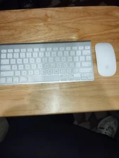 Apple A1314 & A1296 Wireless Keyboard and Mouse Combo - White