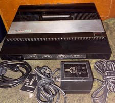 Vintage Atari 5200 4 Port Console Tested Working w/ Cords No Controllers Read
