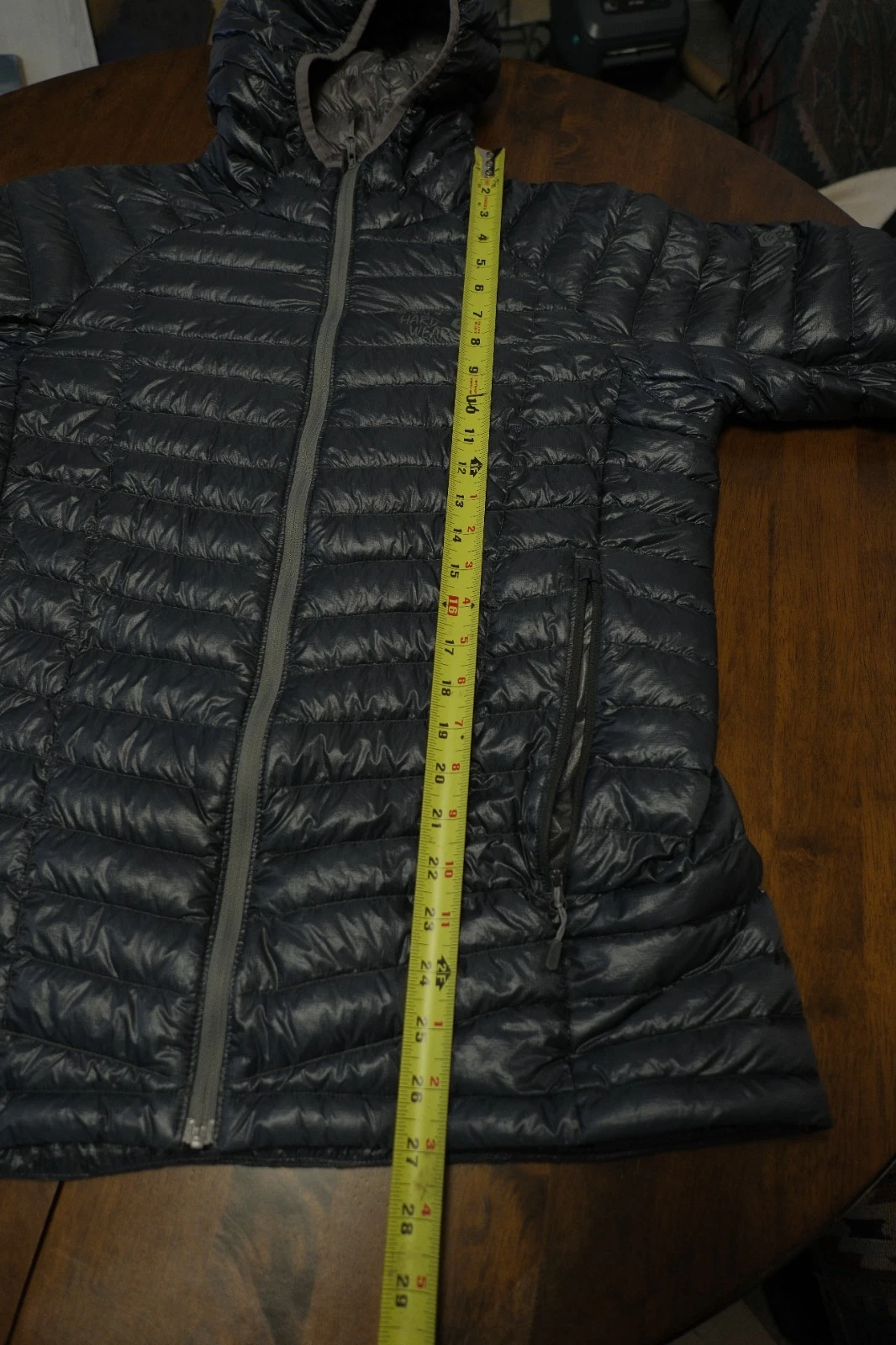 Mountain Hardwear Ghost Whisperer Hooded Down Jacket Men's Medium Gray  image 6