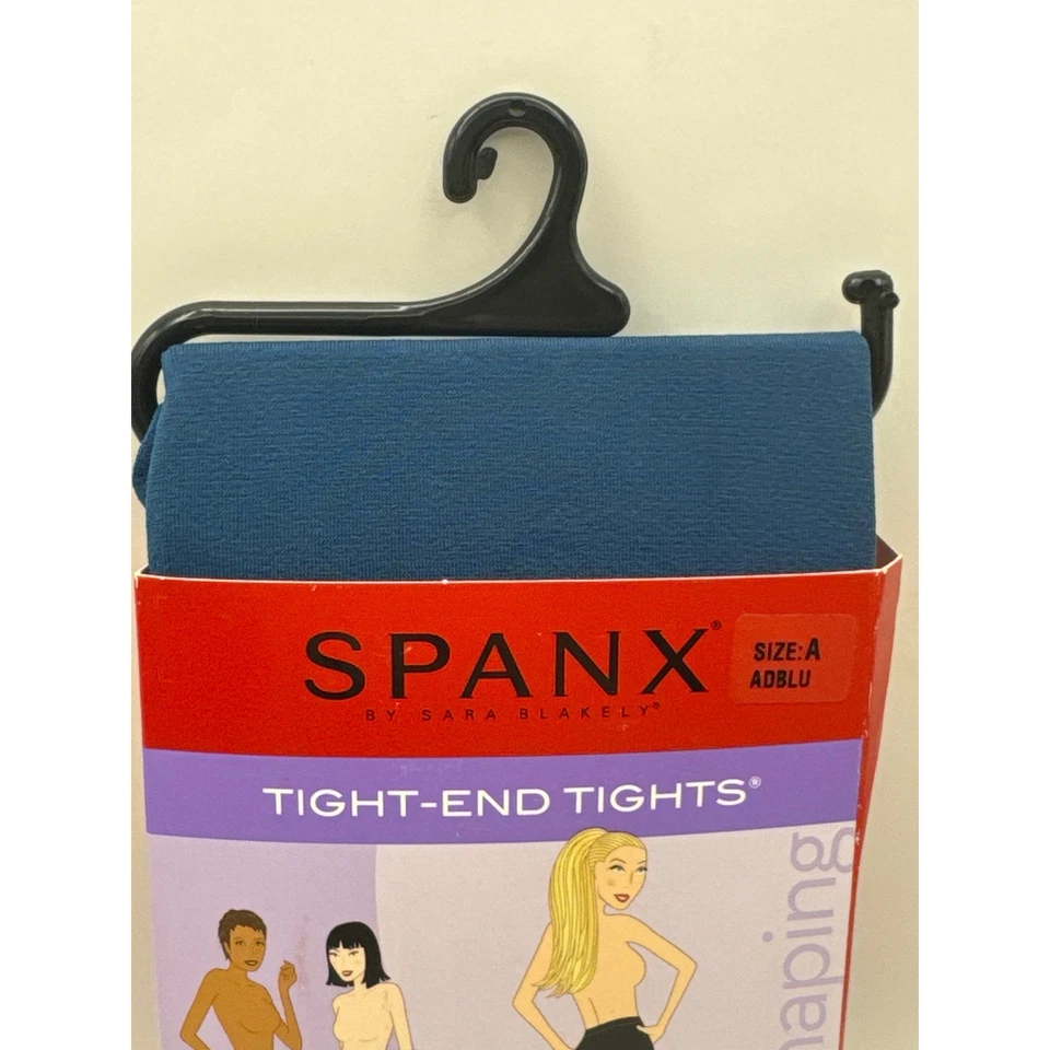 Pantimedias SPANX Original Extremo Apretado AD Azul Body Shaping Talla A NUEVAS Foto 3 de 4
