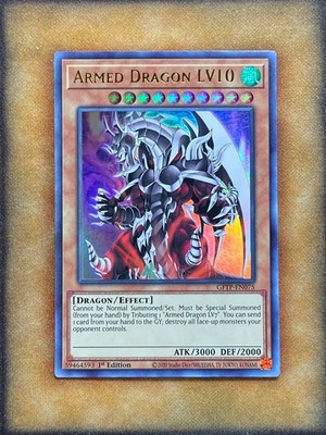 Yugioh Armed Dragon LV10 GFTP-EN075 Super Rare 1st Ed NM