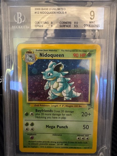 Nidoqueen graded BGS 9 for sale on eBay
