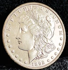 1892 S Morgan Dollar AU Details Great Eye Appeal Strike White Beautiful Coin