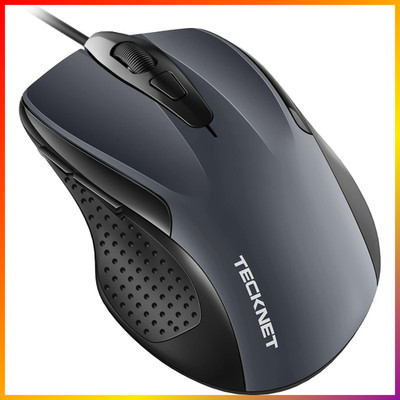 USB Maus Wired 6 Tasten bis 2000dpi Ergonomisch für PC Gaming Computer