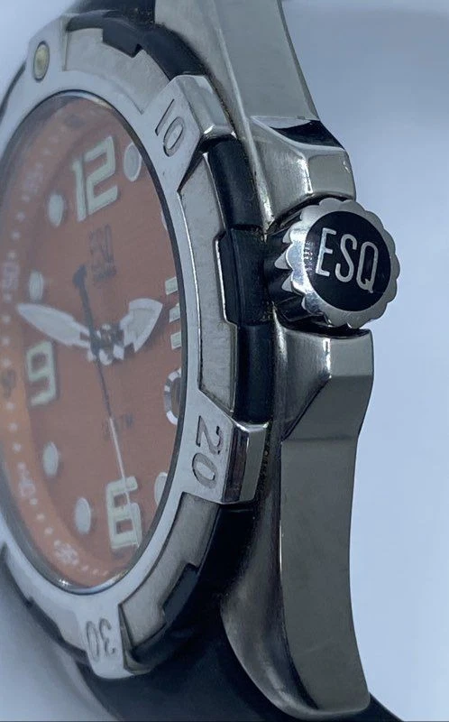 ESQ by Movado Swiss 23.1.14.5526 All Steel / Rubber 42mm Men's Watch - Image 4 of 4