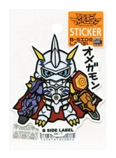 DIGIMON Sticker Omnimon B-SIDE LABEL Japan Exclusive WATERPROOF