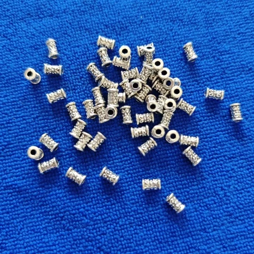 200 PCS Tibetan Silver Metal ornate barrel Tube spacer beads FC292