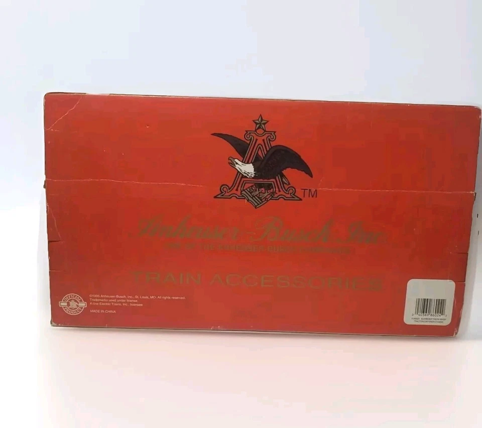 Vintage K-Line 1995 Anheuser Busch Budweiser Tractor Trailer  Train  - Image 4 of 4