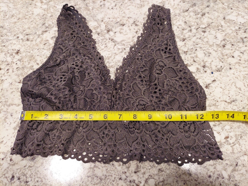 Altar'd State Intimates Womens Gray Lace Bralette Size L - Picture 5 of 6