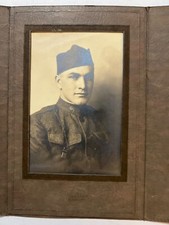 VTG Photo WW I Handsome Male Soldier, Military, Army