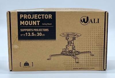 WALI Projector Ceiling Mount Universal Low Profile Projector Mount
