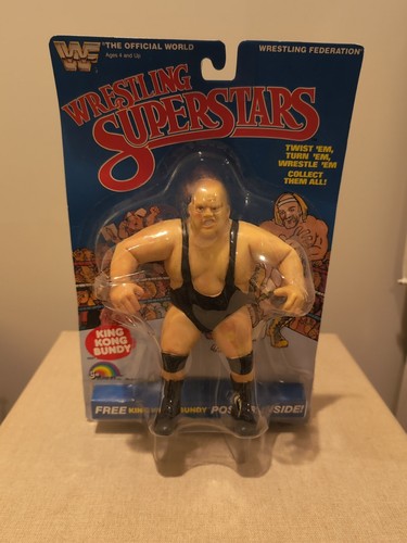 WWF LJN King Kong Bundy MOC - GOOD - 1984�*Read*...