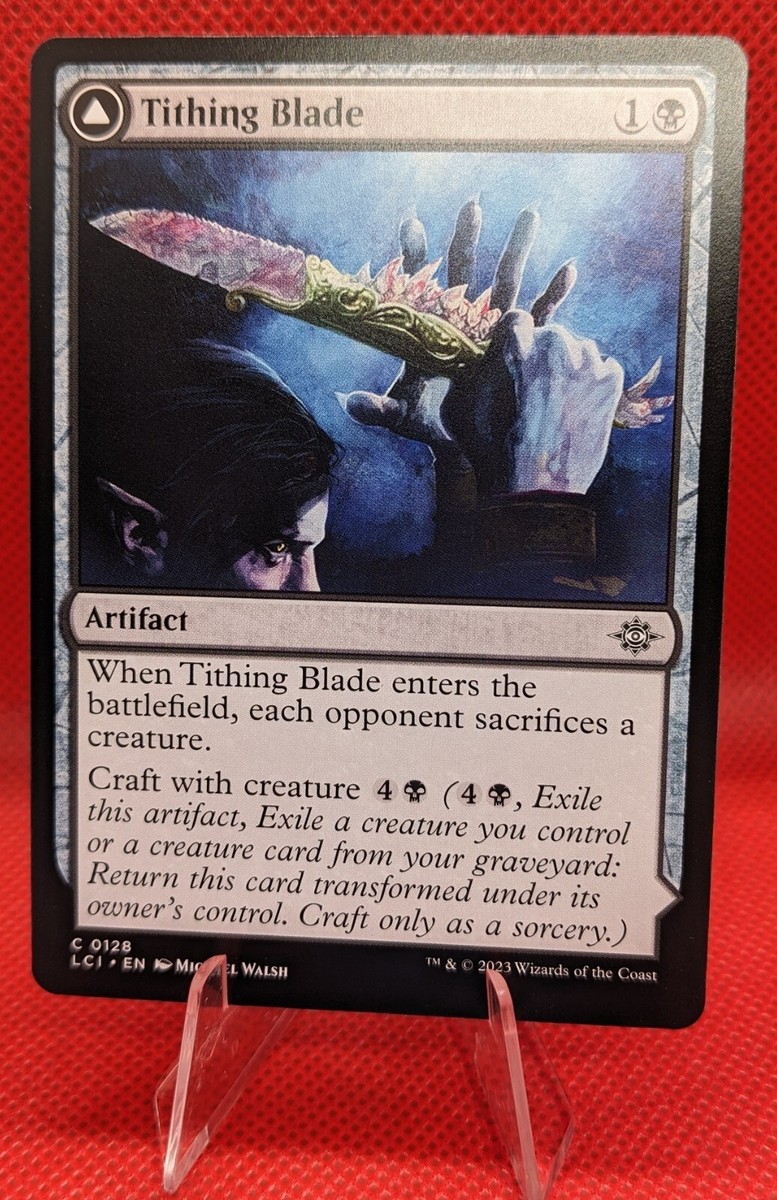 MTG Tithing Blade Consuming Sepulcher NM-Mint The Lost Caverns of