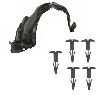 Fender Liner Splash Front Right + 5 clips fits for Toyota Auris E18 2014 - 2018
