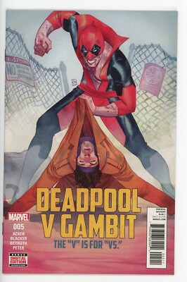 DEADPOOL V GAMBIT #5 NEAR MINT 2016 KEVIN WADA COVER 1st PRINT MARVEL b-234
