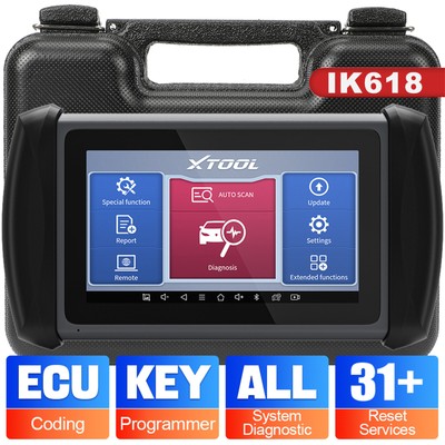 XTOOL InPlus IK618 ECU-Codierung OBD2-Scanner mit KC100-Schlüsselprogrammierung