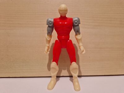 Power Rangers - rot, grau & weiß Prototyp - 5,5'' männliche Actionfigur #100