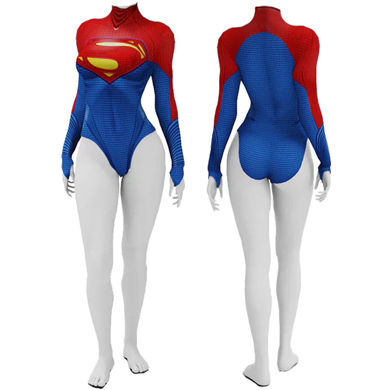 Superwoman One-Piece Suits Cosplay Swimwear Costume Supergirl SUKUMIZU Halloween