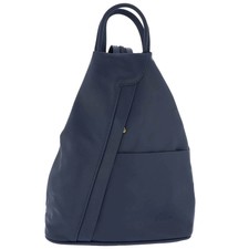 Fioretta Italian Genuine Leather Top Handle Backpack Purse Shoulder Bag Handbag