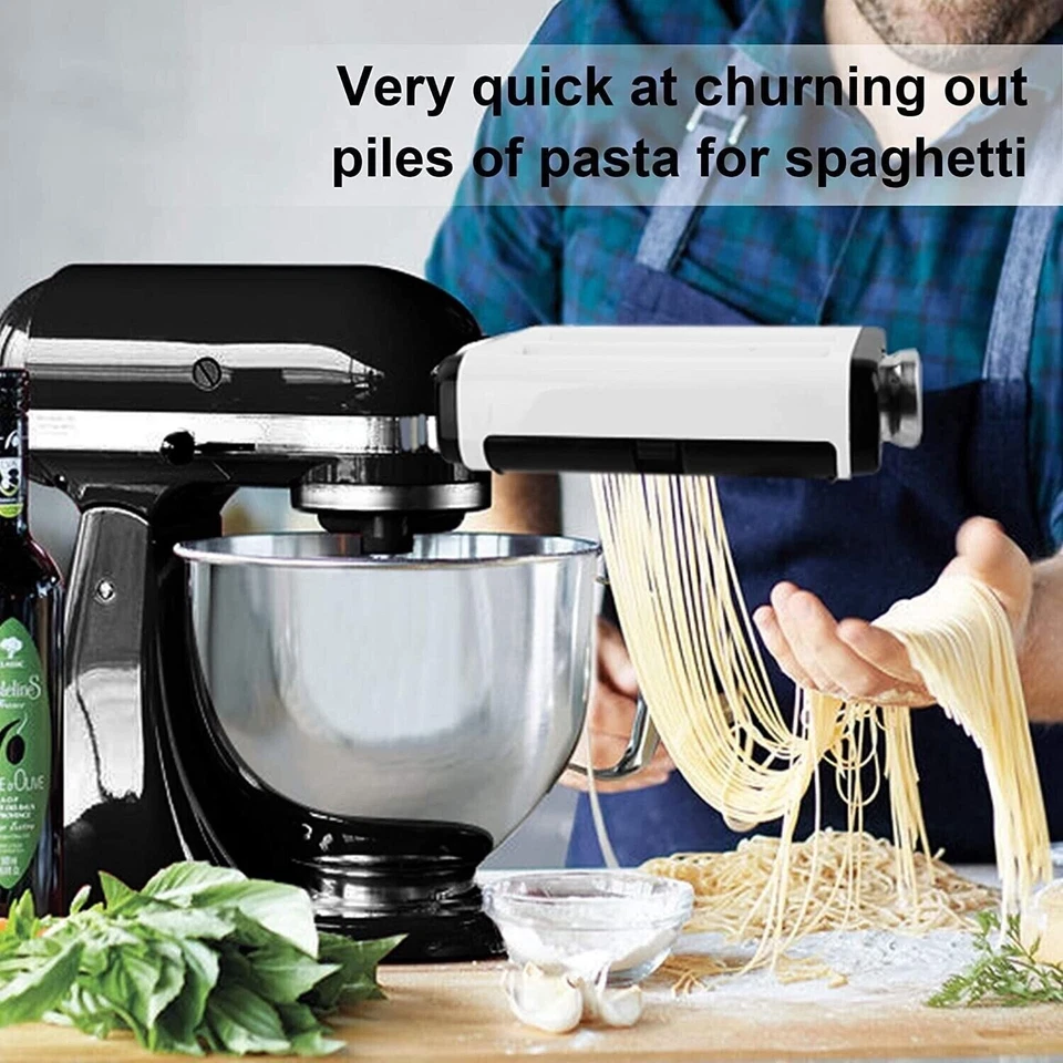 Pasta Maker Attachment for KitchenAid Stand Mixers 3 in 1 Set Includes Pasta ... - Image 4 of 4