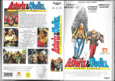 Asterix & Obelix gegen Caesar - Depardieu, Clavier, Benigni - (VHS Casse