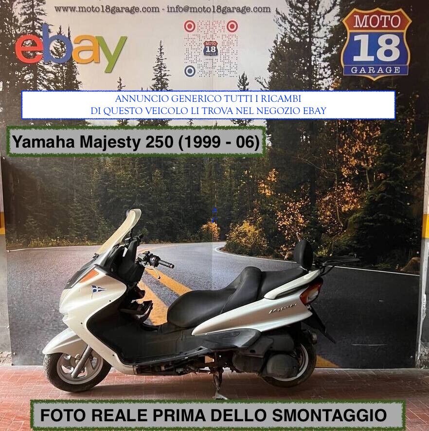 Moto Yamaha Majesty 250 Dx VelocitÃ Massima Majesty 125 Ricambi