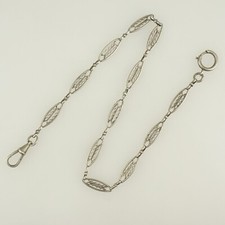 RARE Antique Silver Chain Pocket Watch for Men's fusee repeater tourbillon RAR