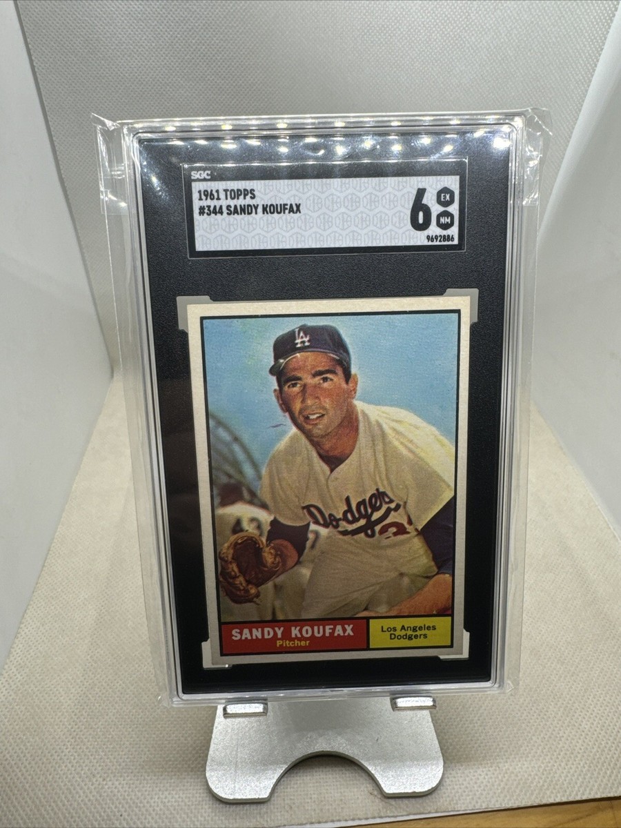1961 Topps Sandy Koufax #344 Los Angeles Dodgers PSA 6 EX-MT