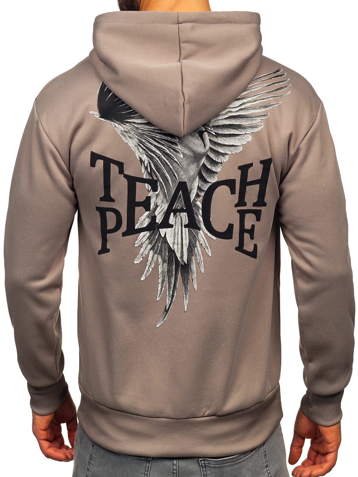 SACAI Felpa con cappuccio pullover felpa con cappuccio stampa classica uomo stampa BOLF