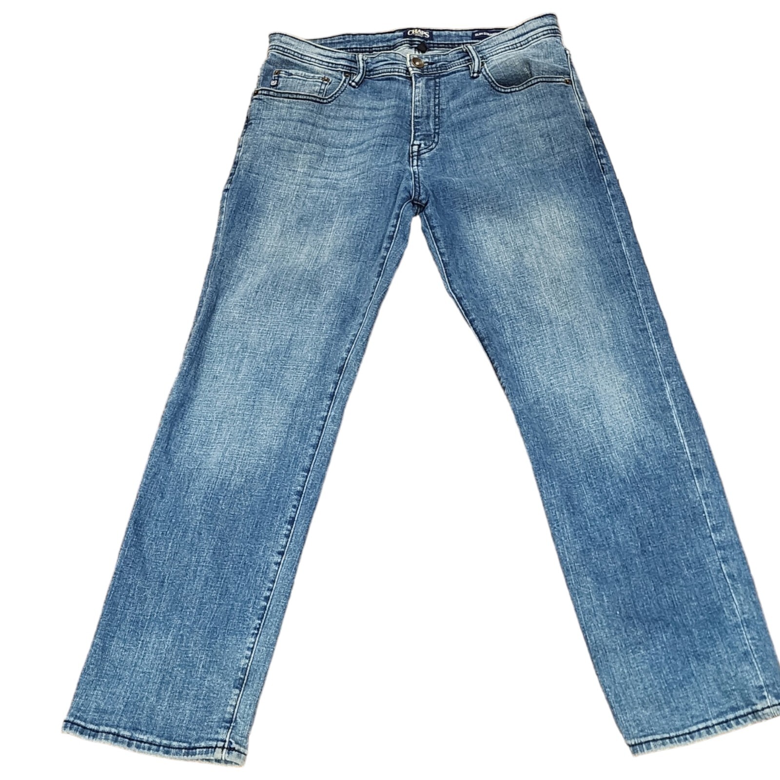 Chaps Jeans Men's Size 32 x 30 Slim Straight Fit Mid Rise Cotton Denim