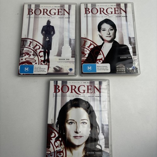 Borgen DVD Season 1-3 2014 Complete Series Drama Sidse Babett Knudsen Region 4